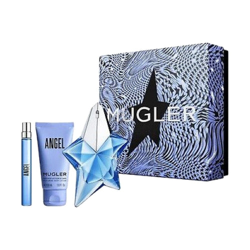 Mugler Angel EDP 50 ml + лосион за тяло 50 ml + 10 ml – комплект – originales Geschenkset für Damen