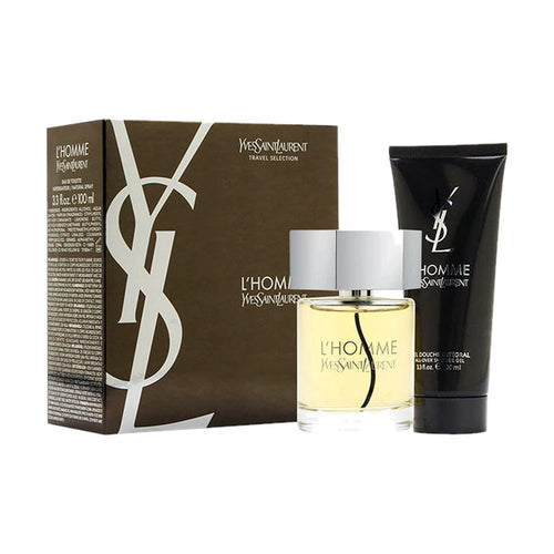 Yves Saint Laurent L'Homme 100 ml + душ гел 50 ml – комплект – originales Geschenkset für Herren