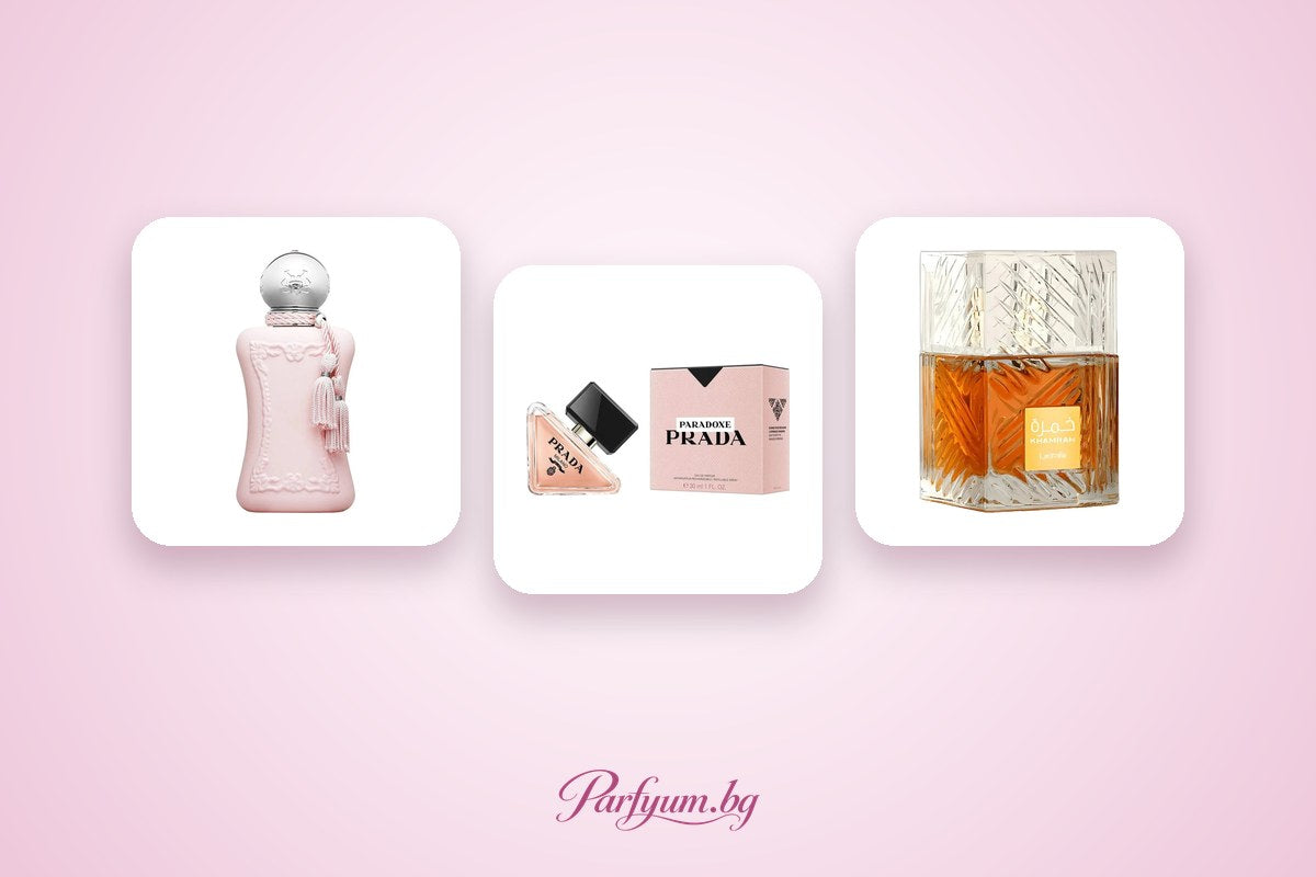 Parfume flasker med forskellige dufte