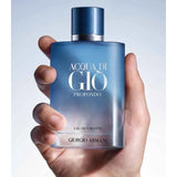 Giorgio Armani Acqua Di Gio Profondo – apă de toaletă pentru bărbați fără ambalaj, parfum original – imagine 2