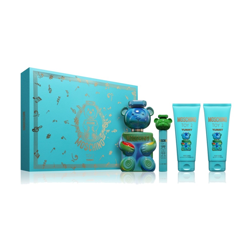 Moschino Toy 2 Yummy EDP 100 ml + лосион за тяло 100 ml + душ гел 100 ml + 10 ml – комплект – originalt gavesæt til kvinder