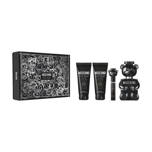 Moschino Toy Boy EDP 100 ml + душ гел 100 ml + балсам за след бръснене 100 ml + 10 ml – комплект – originales Geschenkset für Herren