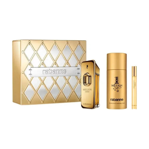 Rabanne Million Gold Intense – σετ δώρου για άνδρες, γνήσιο άρωμα
