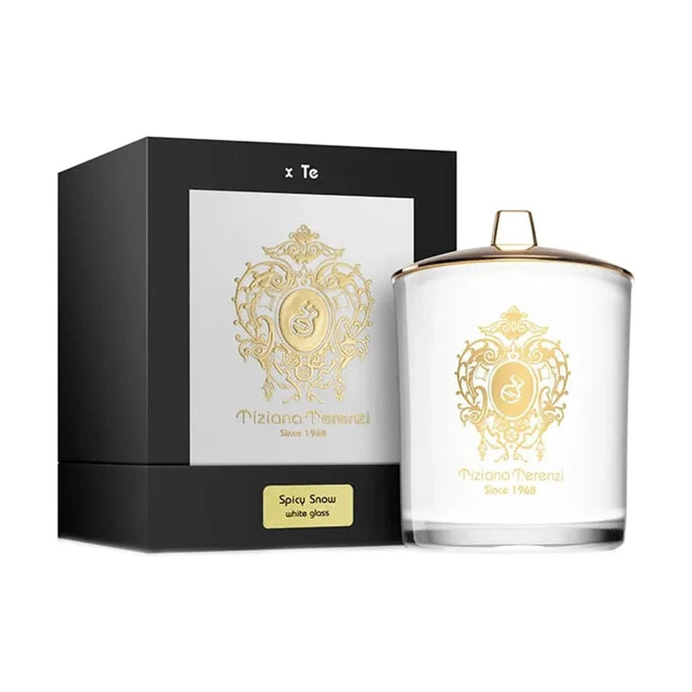 Tiziana Terenzi Spicy Snow White Glass Candle – προϊόν unisex, γνήσιο προϊόν