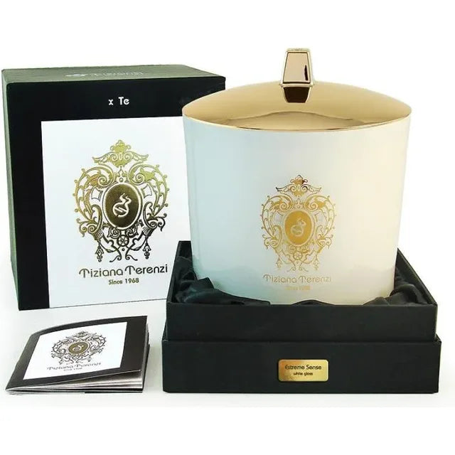 Extreme Sense White Glass Candle