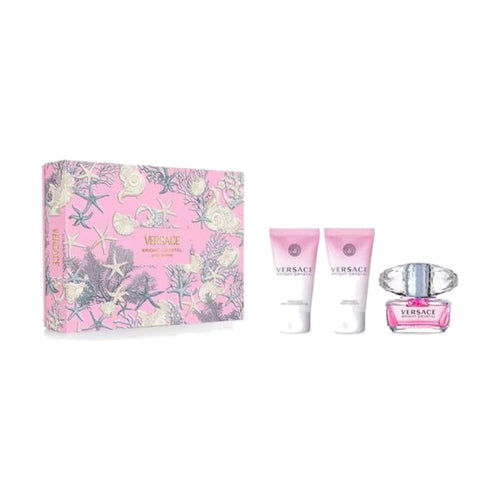 Versace Bright Crystal 50 ml + душ гел 50 ml + лосион за тяло 50 ml – комплект – originales Geschenkset für Damen