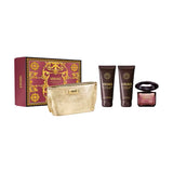 Versace Crystal Noir 90 ml + лосион за тяло 100 ml + душ гел 100 ml + несесер – комплект – original gift set for women – photo 2