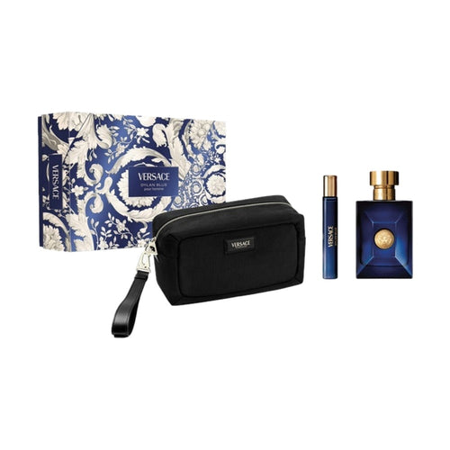 Versace Dylan Blue EDT 100 ml + 10 ml + несесер – комплект – originales Geschenkset für Herren