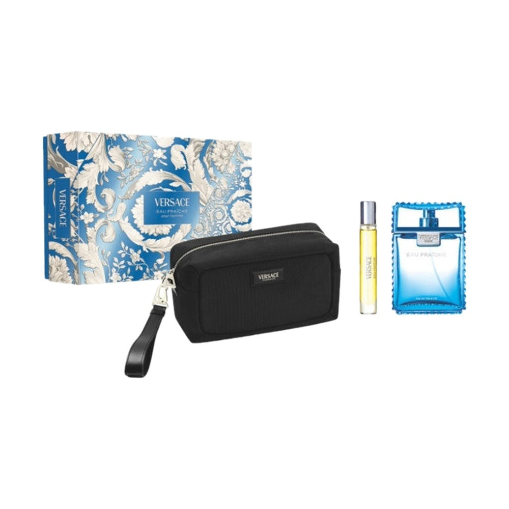 Versace Man Eau Fraiche EDT 100 ml + 10 ml + несесер – комплект – original gift set for men